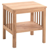NACHTTISCH 50/50/45 cm Eiche massiv  - Eichefarben, MODERN, Holz (50/50/45cm) - Vipack