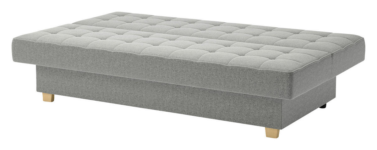 SCHLAFSOFA Hellgrau  - Hellgrau, Design, Holzwerkstoff/Kunststoff (192/92/95cm) - MID.YOU