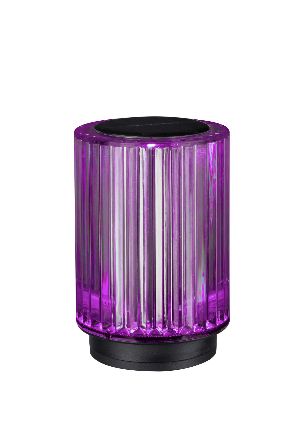 SOLCELLSLAMPA 8,5/12 cm   - svart/transparent, Lifestyle, plast (8,5/12cm) - Ambia Garden