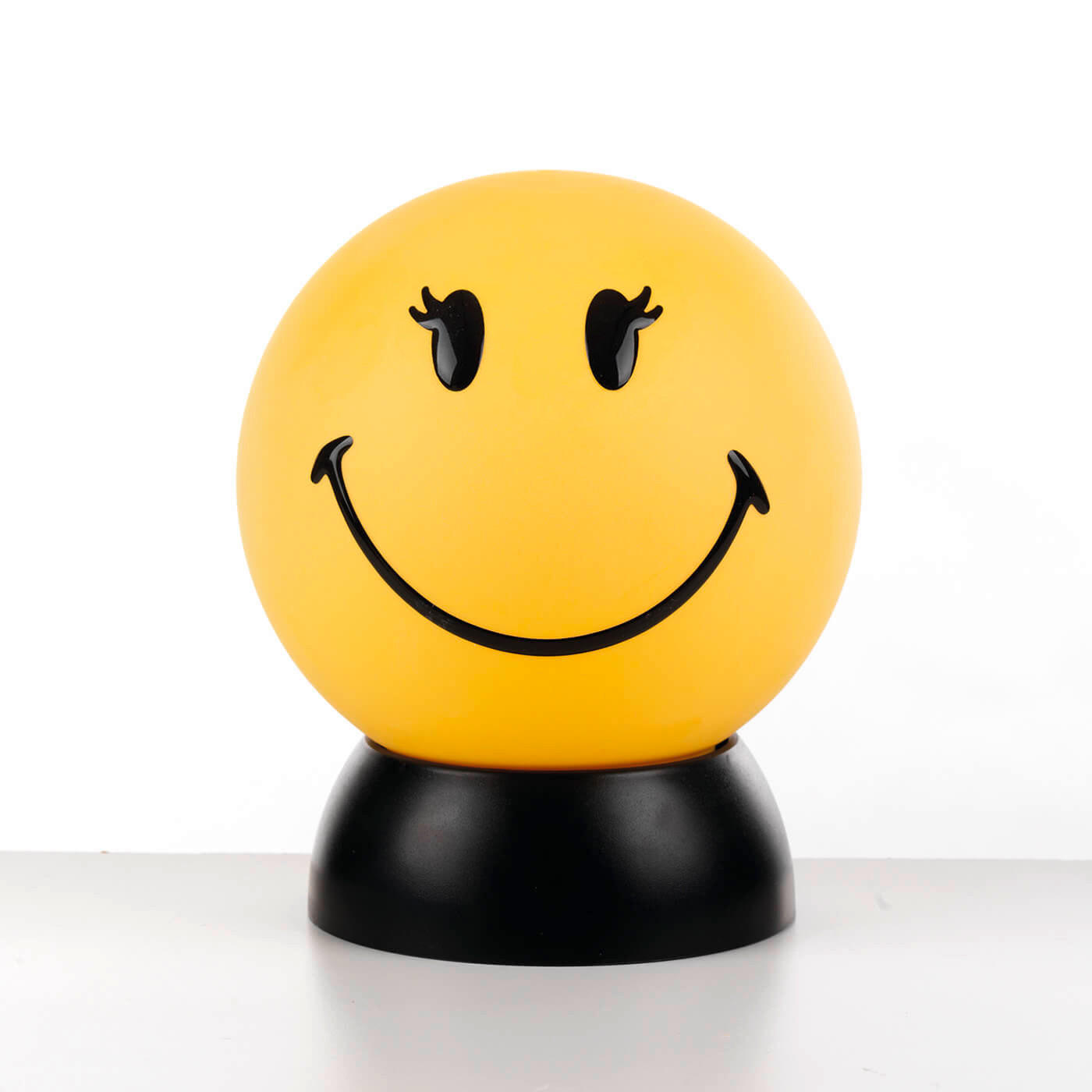 KINDERTISCHLEUCHTE 2001 SMILEY  - Hellgelb/Schwarz, Basics, Kunststoff (15/15/20cm)