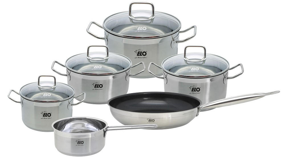 KOCHTOPFSET Profi Duo Therm 6-teilig  - Basics, Metall - ELO