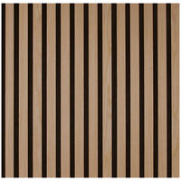 AKUSTIKPANEEL Echtholz Modular Wall System 52/52 cm  - Eichefarben, MODERN, Holzwerkstoff (52/52cm) - Jangal