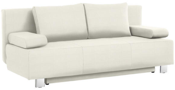 SCHLAFSOFA in Naturfarben  - Chromfarben/Naturfarben, Design, Textil/Metall (197/88/89cm) - Xora