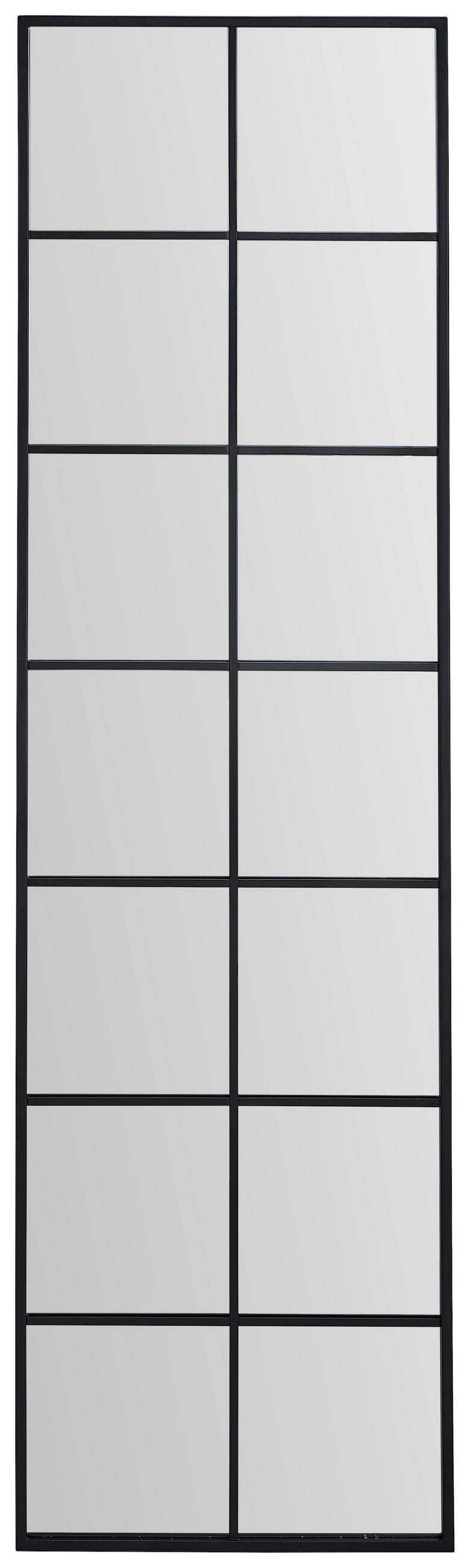 WANDSPIEGEL 40/140/1,6 cm    in rechteckig  - Schwarz, Trend, Glas/Holzwerkstoff (40/140/1,6cm) - Carryhome