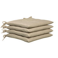 SITZKISSENSET 40/40 cm  - Sandfarben, Basics, Textil (40/40cm) - Peyer Syntex