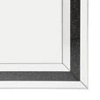 WANDSPIEGEL 160/60/2,3 cm    in rechteckig  - Silberfarben/Schwarz, LIFESTYLE, Glas/Holzwerkstoff (160/60/2,3cm) - Xora