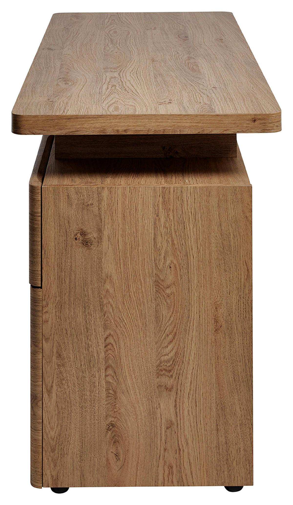 SCHREIBTISCH 135/55/76 cm  in Eichefarben  - Eichefarben, Modern, Holzwerkstoff (135/55/76cm) - MID.YOU