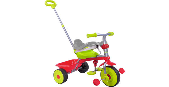 DREIRAD - Rot/Limette, Basics, Kunststoff/Metall (66/48/98cm) - My Baby Lou