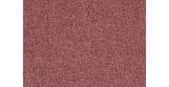 HOCKER Webstoff Hellrot  - Hellrot/Silberfarben, Design, Textil/Metall (62/41/62cm) - Xora