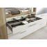 DREHTÜRENSCHRANK in Weiß, Eichefarben - Eichefarben/Weiß, Design, Glas/Holzwerkstoff (271/210/62cm) - Carryhome DREHTÜRENSCHRANK in Weiß, Eichefarben - Eichefarben/Weiß, Design, Glas/Holzwerkstoff (271/210/62cm) - Carryhome