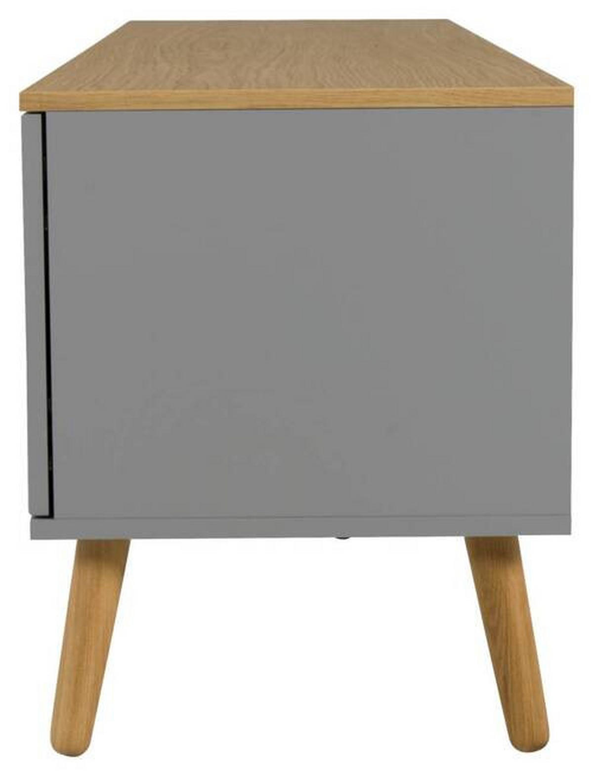TV-ELEMENT - Eichefarben/Grau, MODERN, Holz/Holzwerkstoff (192/54/43cm)