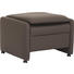 HOCKER in Leder Schlammfarben - Schlammfarben/Schwarz, KONVENTIONELL, Leder/Kunststoff (72/50/80cm) - Himolla HOCKER in Leder Schlammfarben - Schlammfarben/Schwarz, KONVENTIONELL, Leder/Kunststoff (72/50/80cm) - Himolla