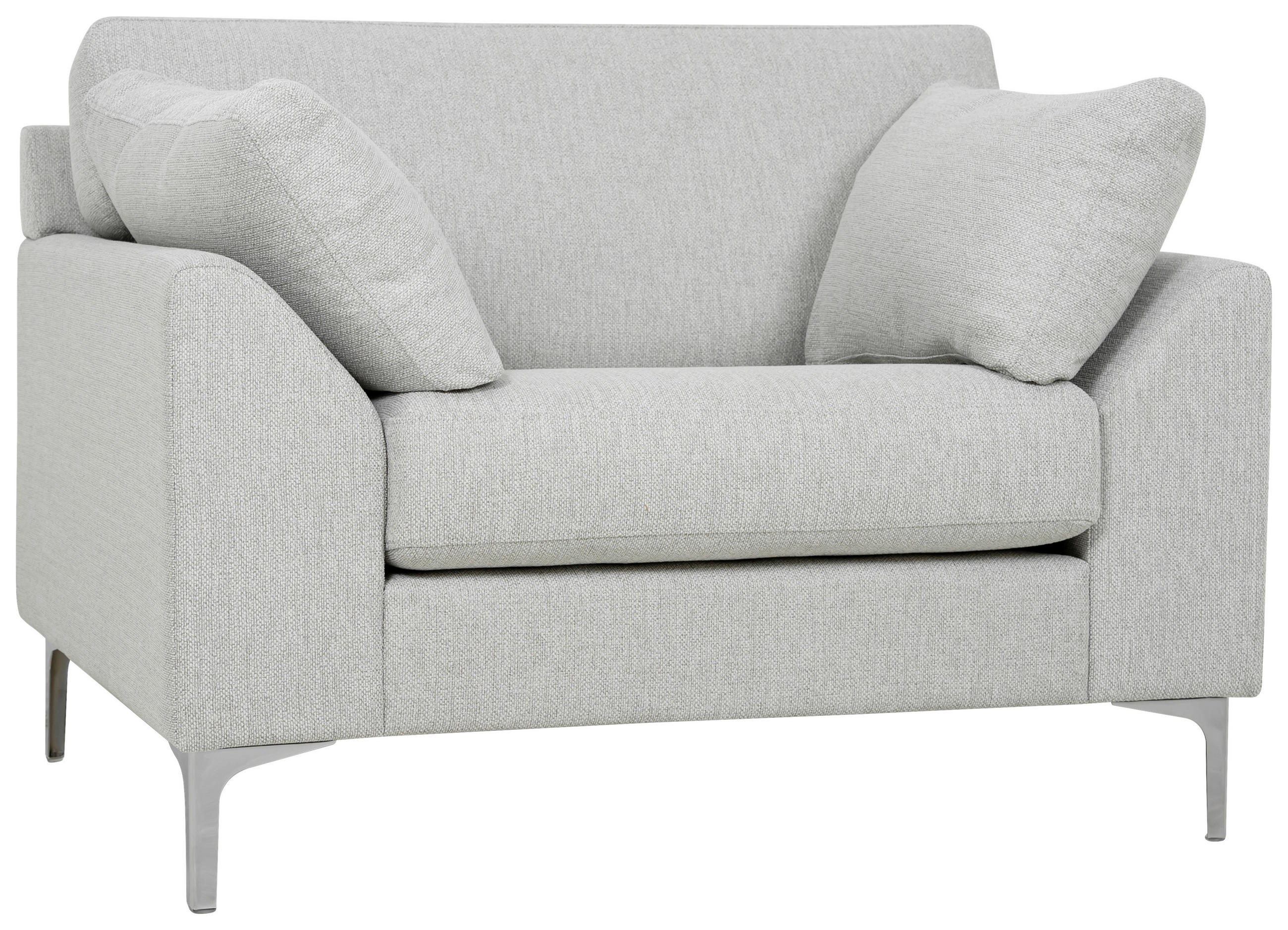 FÅTÖLJ i trä, textil beige  - beige/kromfärg, Klassisk, trä/textil (112/84/85cm) - Best Price