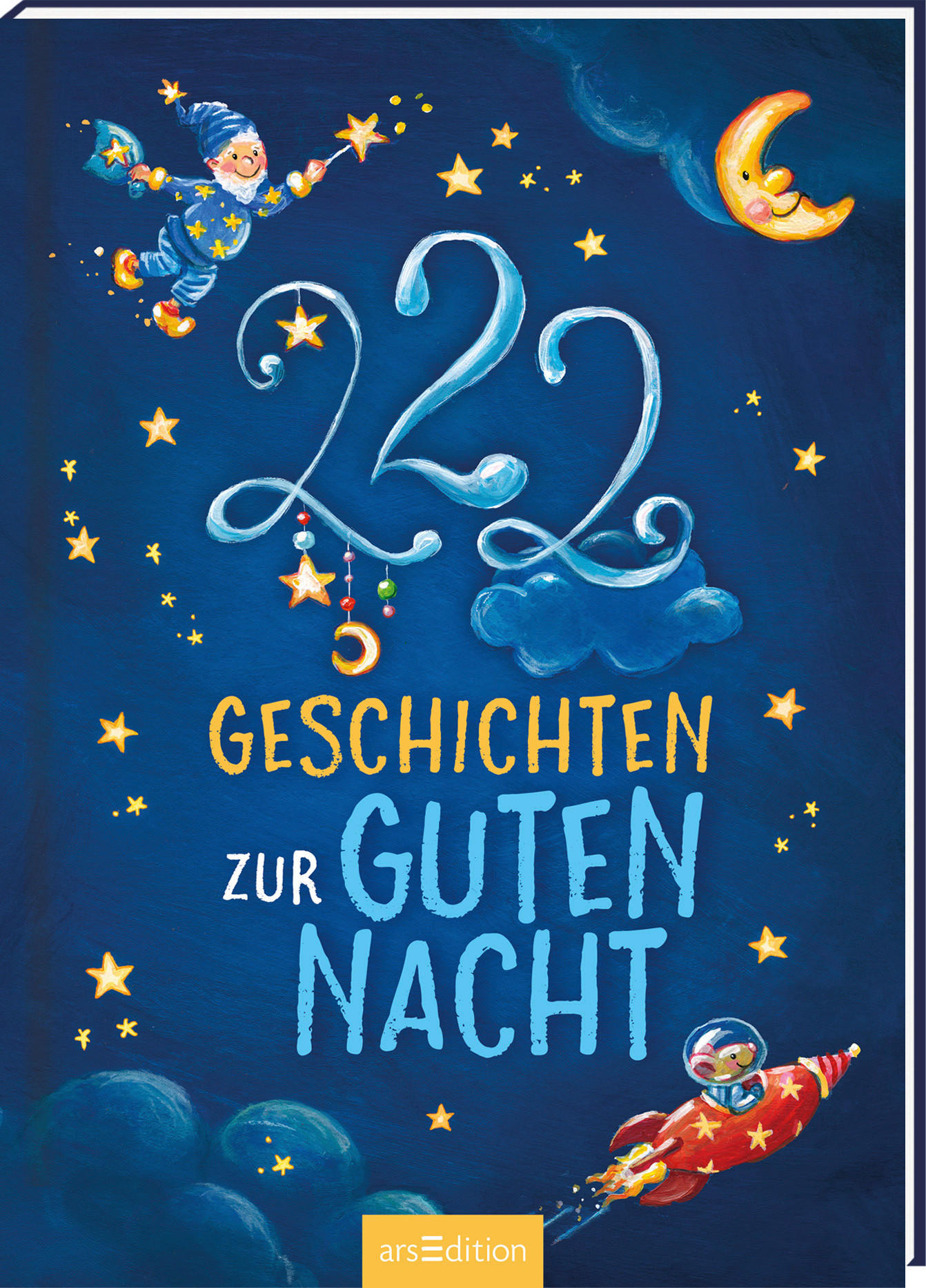 BUCH 222 Geschichten zur Guten Nacht  - Multicolor, Basics, Papier (17,5/24,5/2,6cm)