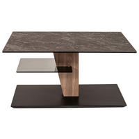 COUCHTISCH Asteiche vollmassiv 90/60/47-65 cm Anthrazit, Grau, Wildeiche  - Wildeiche/Anthrazit, MODERN, Keramik/Holz (90/60/47-65cm)