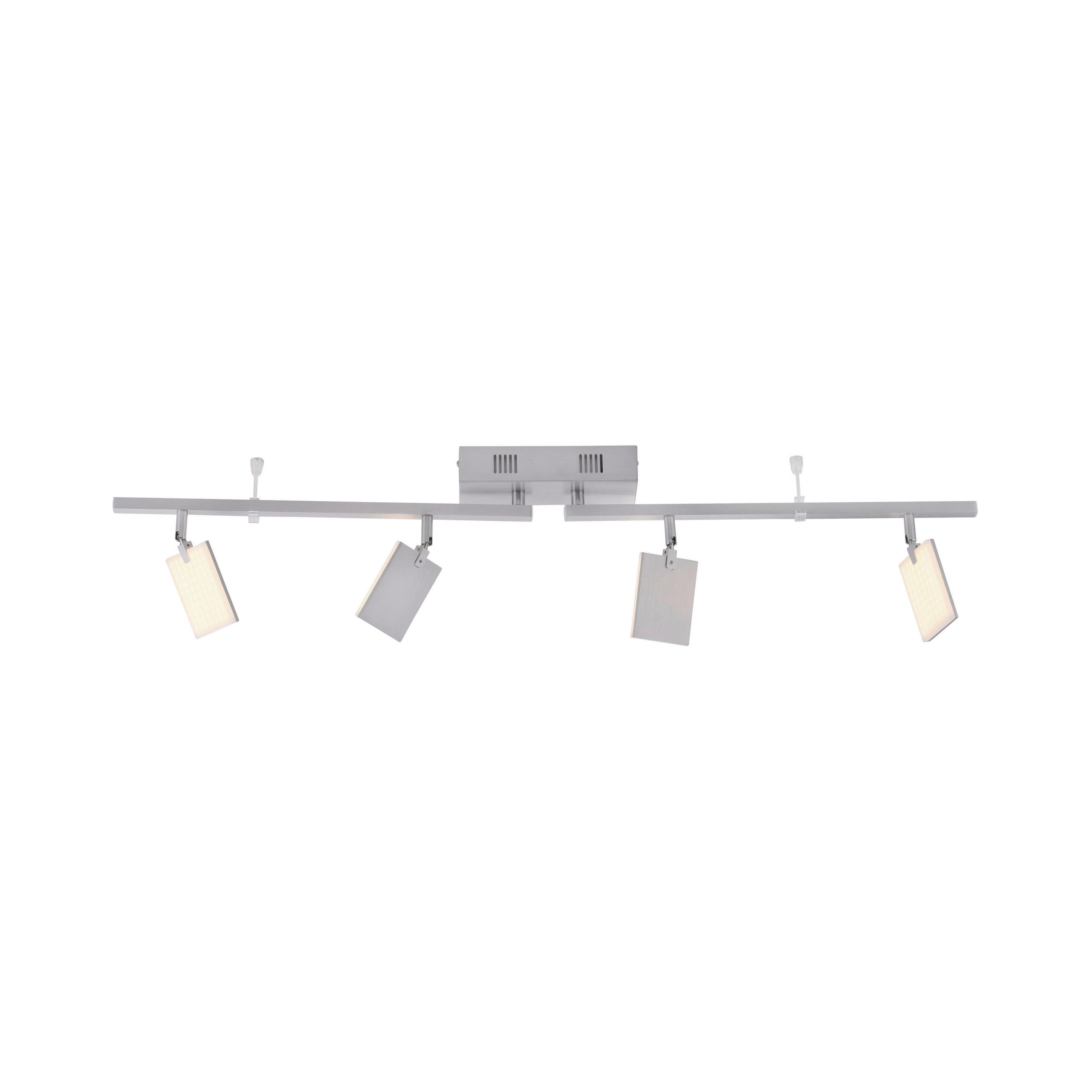 LED-STRAHLER PURE-MIRA 101/95/22,5 cm   - Alufarben, Design, Kunststoff/Metall (101/95/22,5cm) - Neuhaus PURE