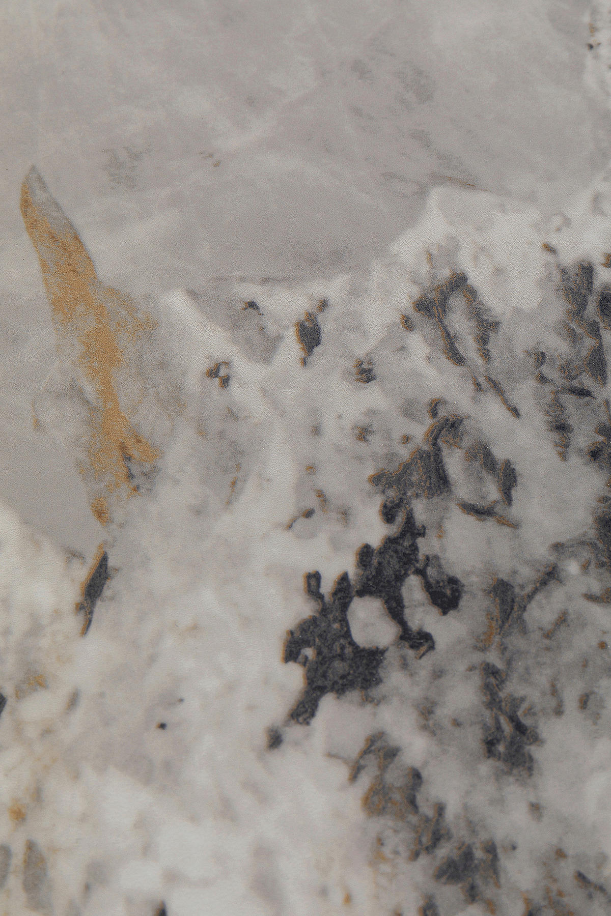 ESSTISCH in Metall, Keramik 120/120/76 cm  - Goldfarben/Walnussfarben, Design, Keramik/Metall (120/120/76cm) - Kare-Design