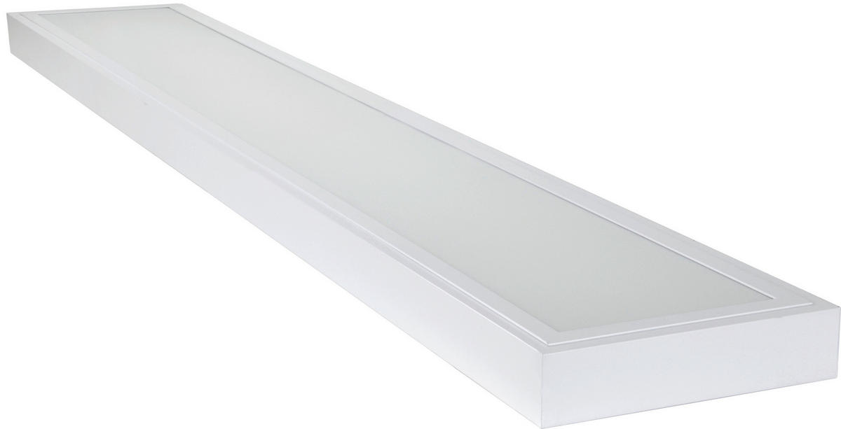LED-DECKENLEUCHTE Prisma LED 150/20/4,5 cm   - Weiß, Basics, Kunststoff/Metall (150/20/4,5cm)