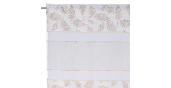 FERTIGVORHANG transparent  - Beige, KONVENTIONELL, Textil (140/245cm) - Esposa