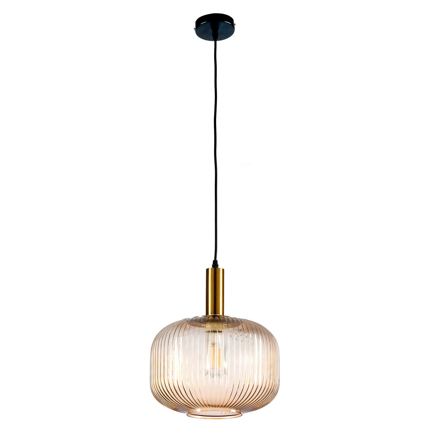 HÄNGELEUCHTE 5900 DOROTY 30/105 cm   - Braun, KONVENTIONELL, Metall (30/105cm)