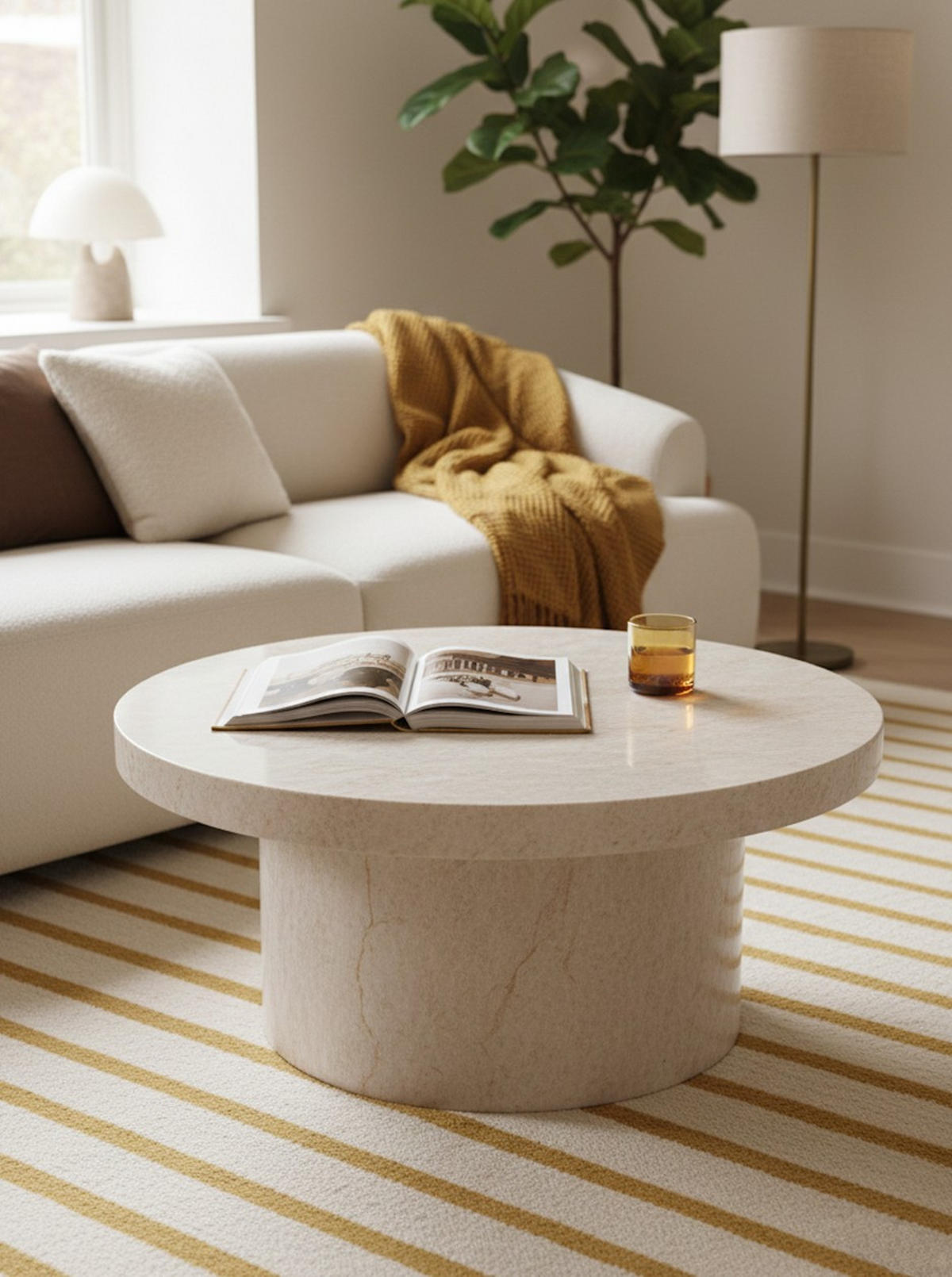 COUCHTISCH in Stein  - Kaschmir, Design, Stein (60/30/60cm) - MID.YOU