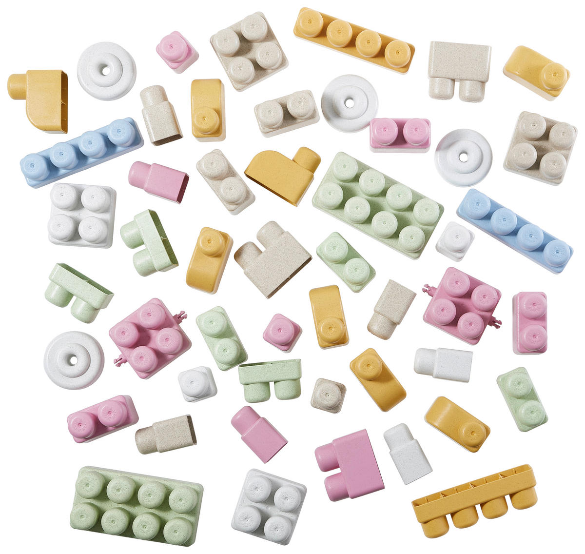 ÉPÍTŐKOCKÁK - többszínű, Natur, műanyag/természetes anyagok - My Baby Lou