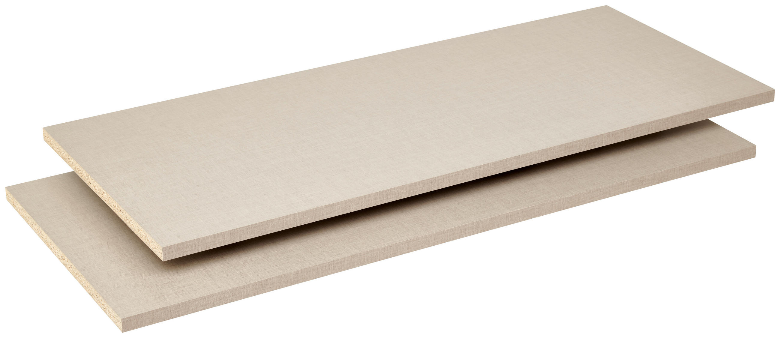EINLEGEBODENSET 111/2,2/48 cm 2-teilig Grau  - Grau, MODERN, Holzwerkstoff (111/2,2/48cm) - Rauch Möbel