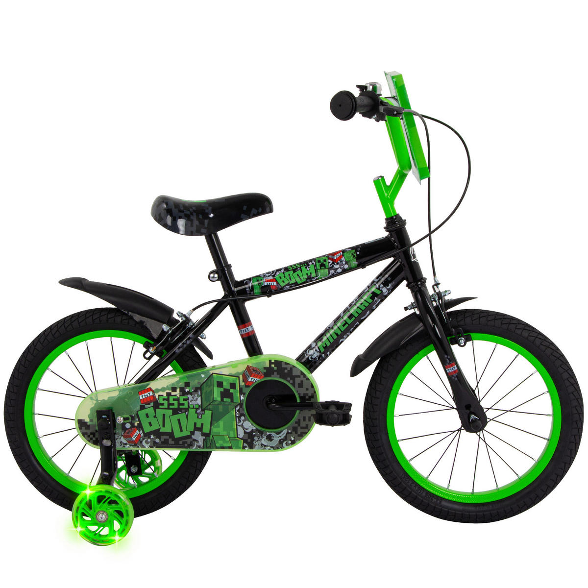 KINDERFAHRRAD 16 Zoll  - Schwarz, Basics, Metall (54/84/106cm)