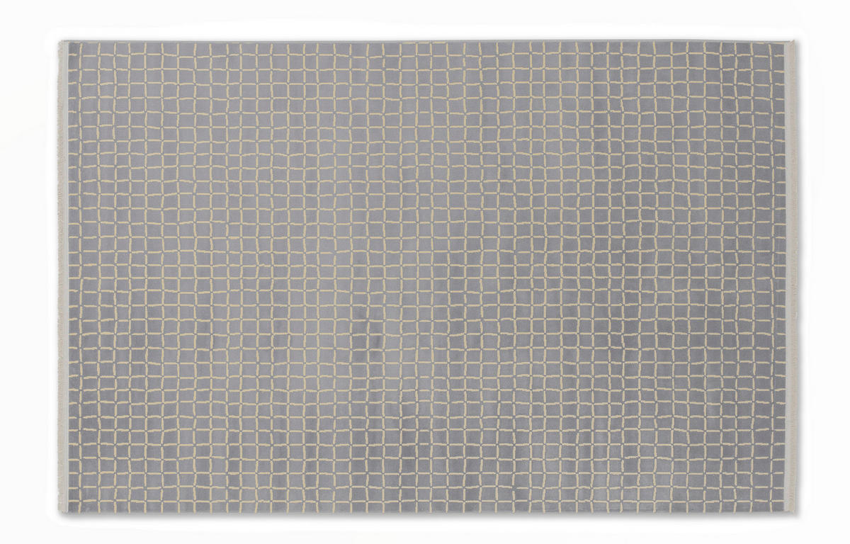 WEBTEPPICH 80/150 cm  - Goldfarben/Grau, Basics, Textil (80/150cm) - Schöner Wohnen