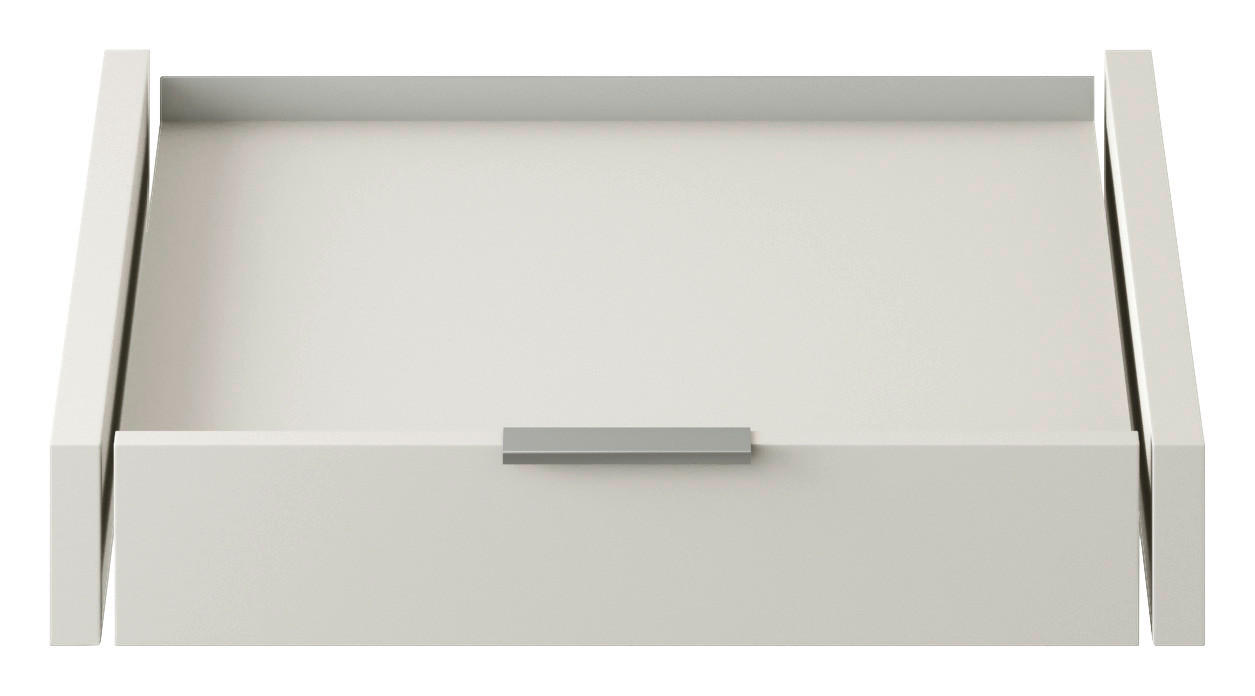 AUSZIEHBODEN - Weiß, Holzwerkstoff (48,4/6,1/51,5cm) - Boxxx