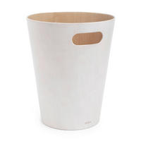 KOŠ ZA PAPIR  7,5 l   Woodrow  - bijela/prirodne boje, Basics, drvo (23/28/23cm) - Umbra