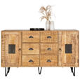 SIDEBOARD 150/90/40 cm - Hellbraun/Naturfarben, LIFESTYLE, Holz/Metall (150/90/40cm) - Landscape