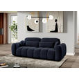 SCHLAFSOFA Webstoff Dunkelblau  - Schwarz/Dunkelblau, KONVENTIONELL, Kunststoff/Textil (262/93/117cm) - Carryhome
