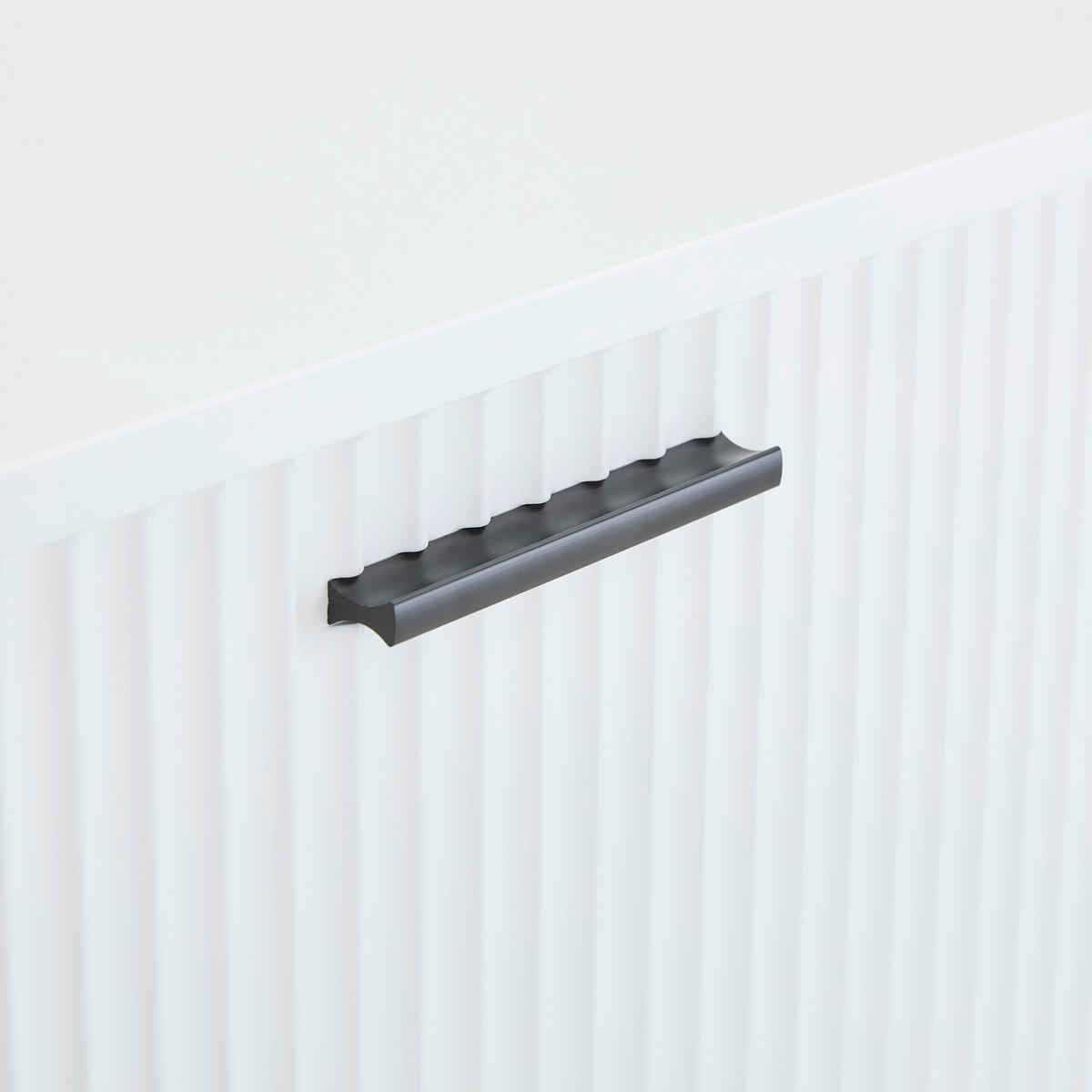 LOWBOARD  in 165/55/40 cm  - Schwarz/Weiß, Design, Holzwerkstoff/Metall (165/55/40cm) - MID.YOU