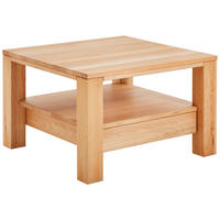COUCHTISCH Kernbuche massiv 70/70/47,5 cm quadratisch Buchefarben  - Buchefarben, Natur, Holz (70/70/47,5cm) - Linea Natura