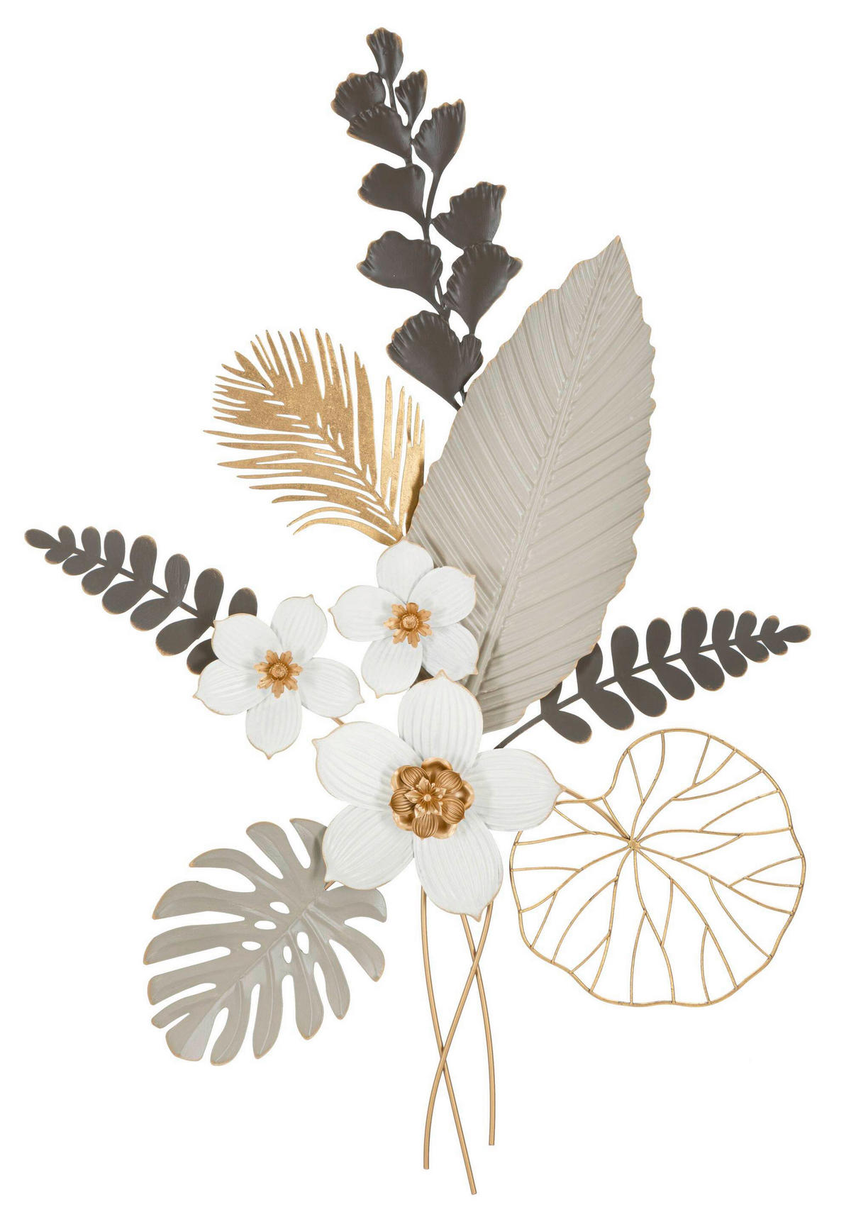 DEKORACE NA ZEĎ 71/96.5/4 cm  - Basics, kov (71/96.5/4cm)