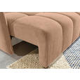 SCHLAFSOFA Plüsch Rosa  inkl. Zierkissen, Rückenkissen, Bettkasten, Schlaffunktion, Rücken echt, Liegefläche im Originalstoff  - Schwarz/Rosa, KONVENTIONELL, Kunststoff/Textil (200/73/105cm) - Carryhome