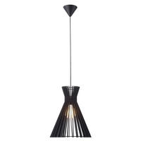 ZÁVĚSNÉ SVÍTIDLO, 34/41 cm  - černá, Natur, dřevo (34/41cm) - Nordlux