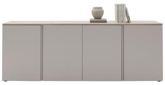 SIDEBOARD  in 240,1/89/43 cm  - Kaschmir/Eichefarben, Design, Holzwerkstoff/Kunststoff (240,1/89/43cm) - Voleo