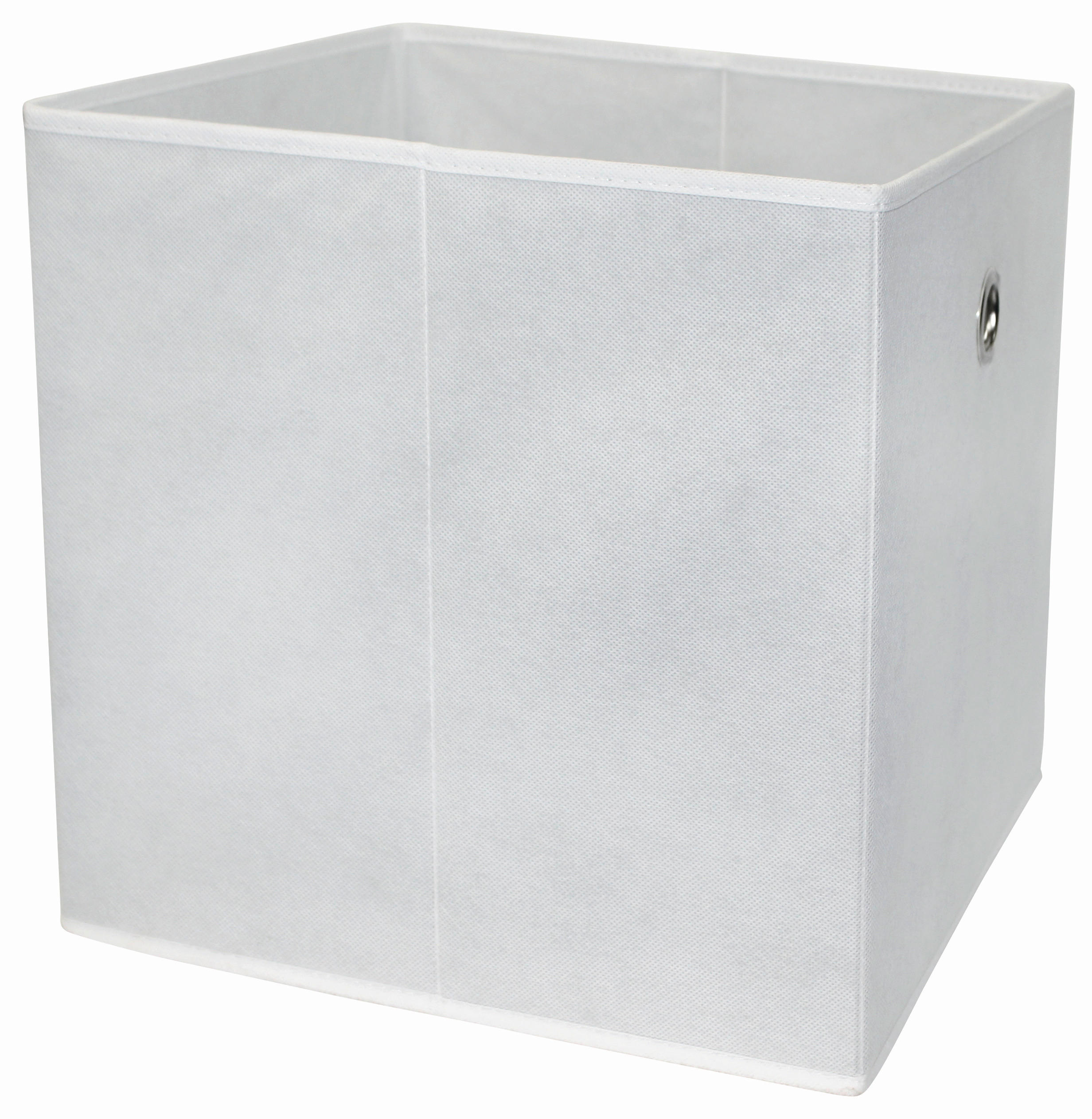 Faltbox Cubi Vlies Weiß 32x32x32 Cm 2 Grifflöcher