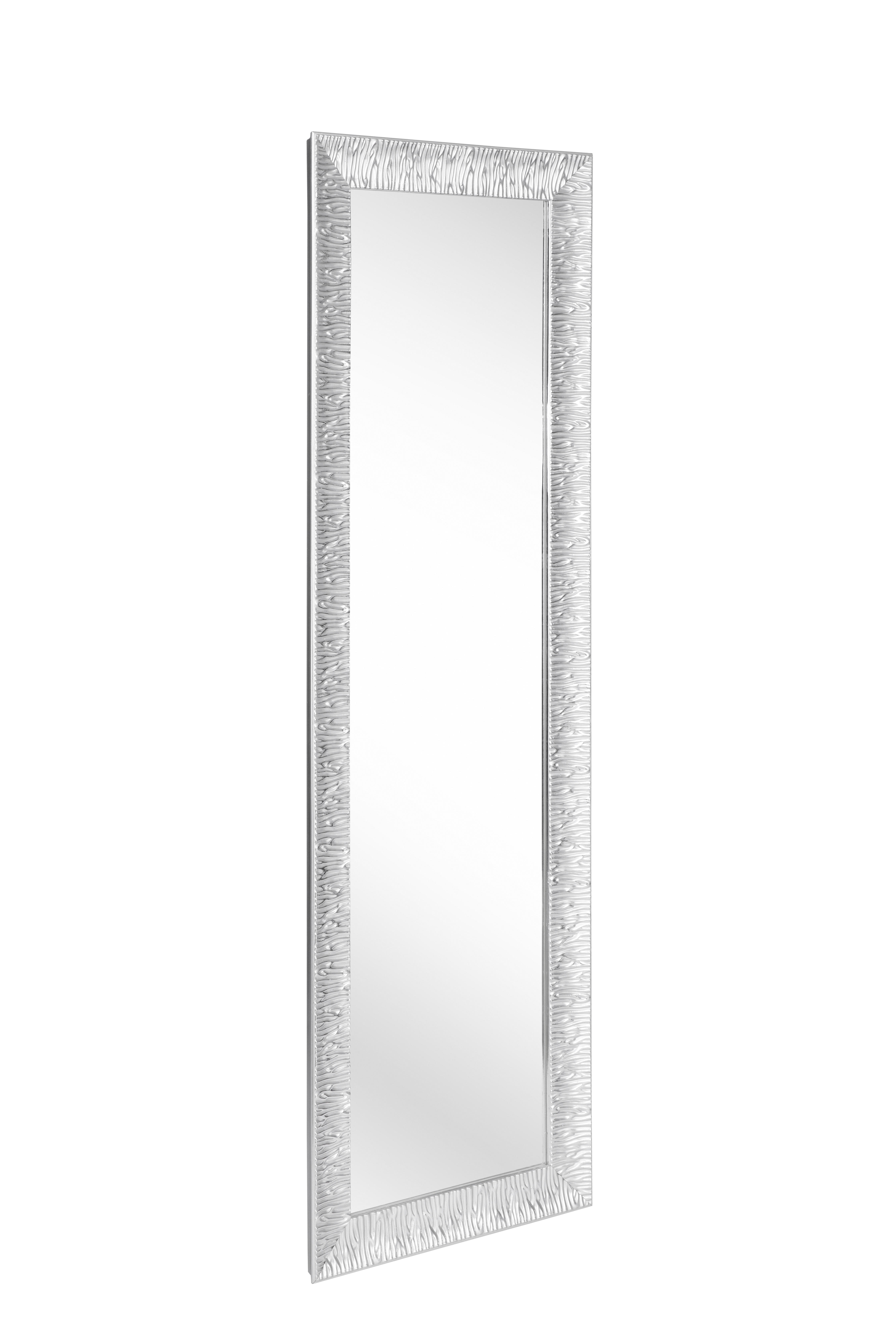 WANDSPIEGEL Silberfarben  - Silberfarben, LIFESTYLE, Glas/Holz (47/147/3cm) - Xora