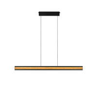 LED-HÄNGELEUCHTE 120/3.6/45-200 cm  - Eichefarben, Natur, Holz (120/3.6/45-200cm) - Herzblut