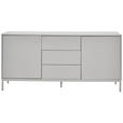SIDEBOARD  160/75/40 cm 3 Schublade(n)  - Kaschmir, Design, Holzwerkstoff/Metall (160/75/40cm) - Carryhome