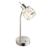 TISCHLEUCHTE - Design, Glas/Metall (21,7/12/28cm) - Globo