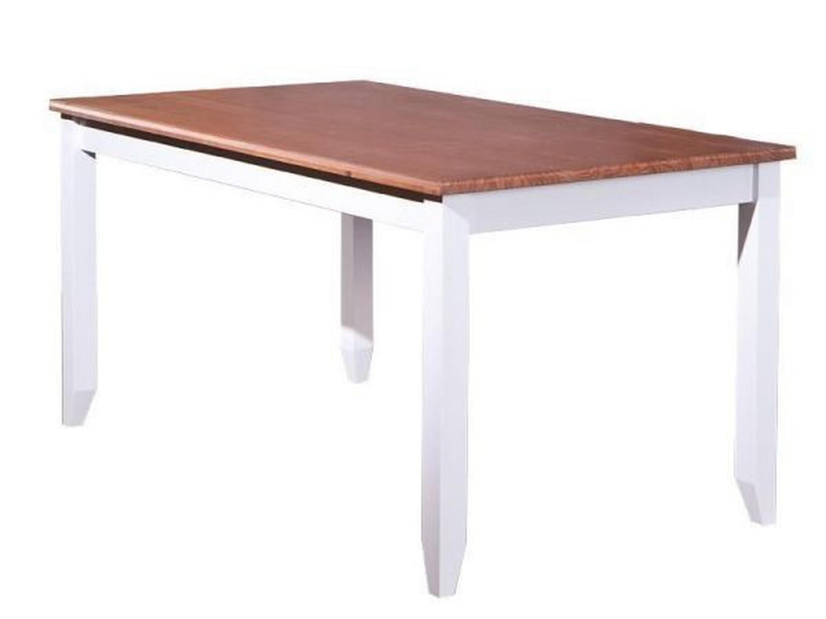 ESSTISCH Kiefer massiv Weiß  - Weiß, LIFESTYLE, Holz (160/90/80cm) - Livetastic