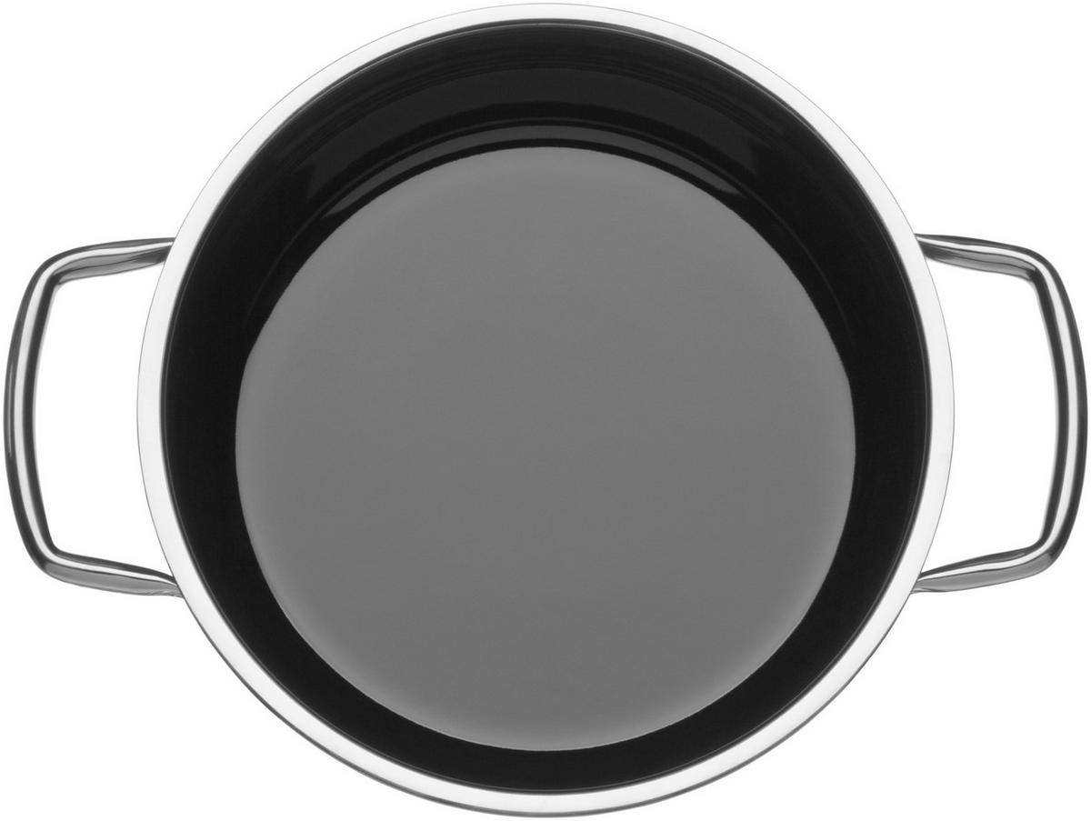 KOCHTOPFSET Fusiontec Mineral Pro 4-teilig  - Schwarz, Basics, Metall (60/30/33cm) - WMF