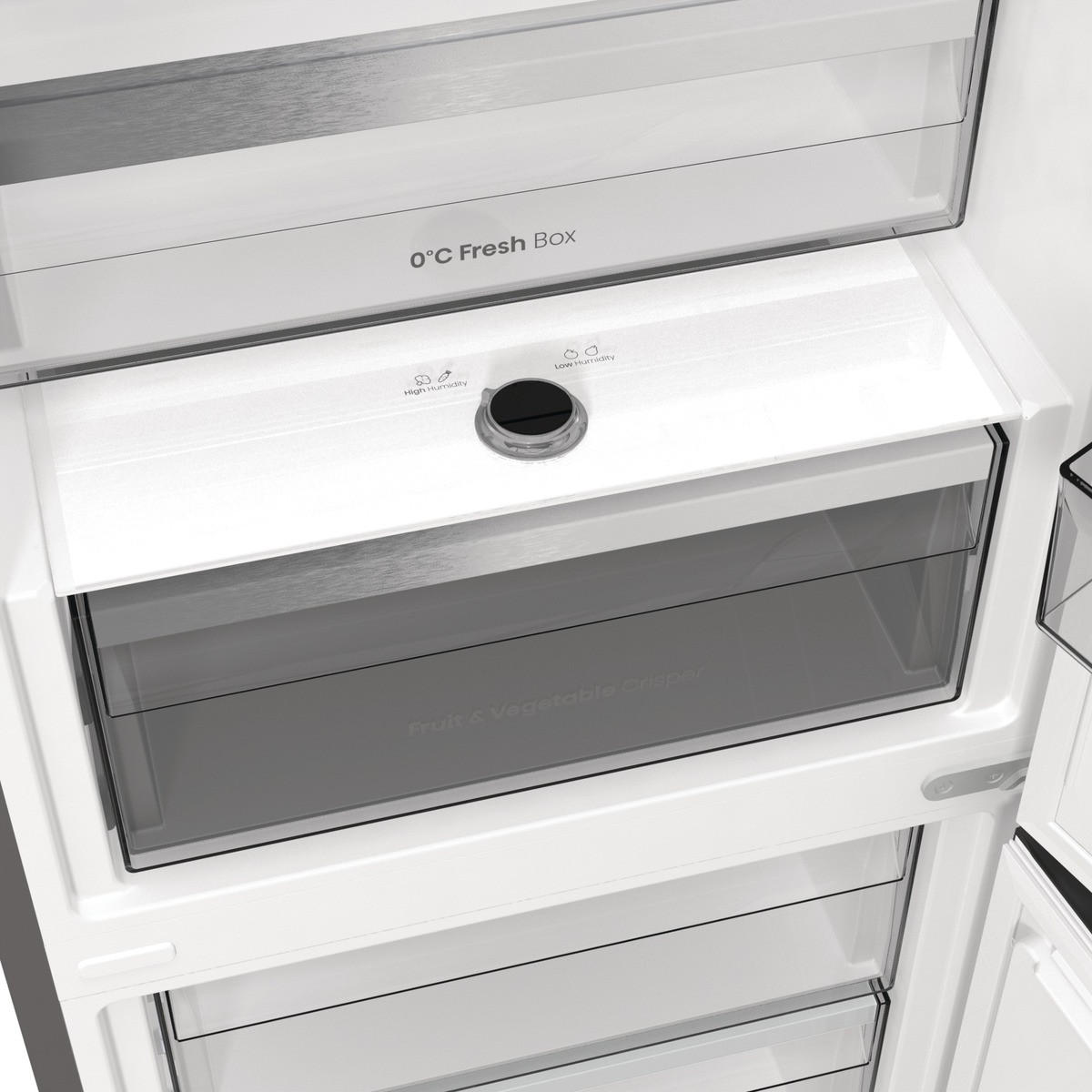 KÜHL-GEFRIER-KOMBINATION 59,5/203/65,8 cm  - Edelstahlfarben, Trend (59,5/203/65,8cm) - Hisense