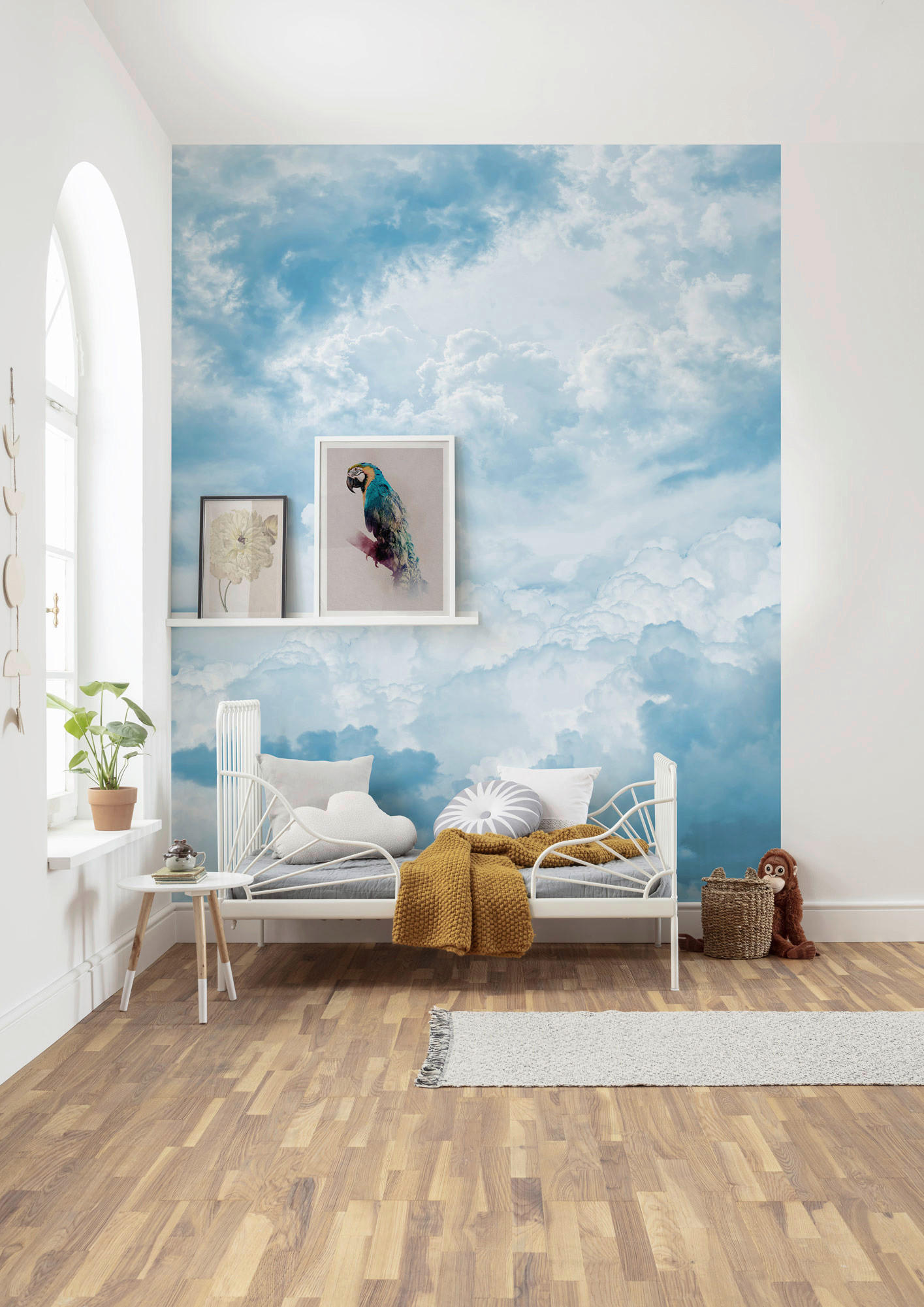 VLIESTAPETE - Blau/Weiß, Basics (200/250cm) - Xora