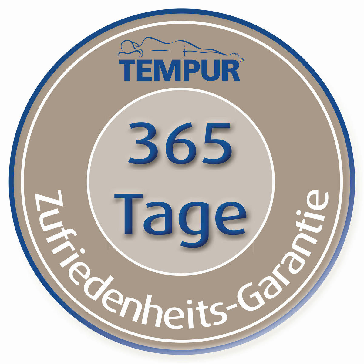 POLSTERBEZUG FÜR SHAPE QUEEN 32/61-64 cm  - Blau, Basics, Textil (32/61-64cm) - Tempur