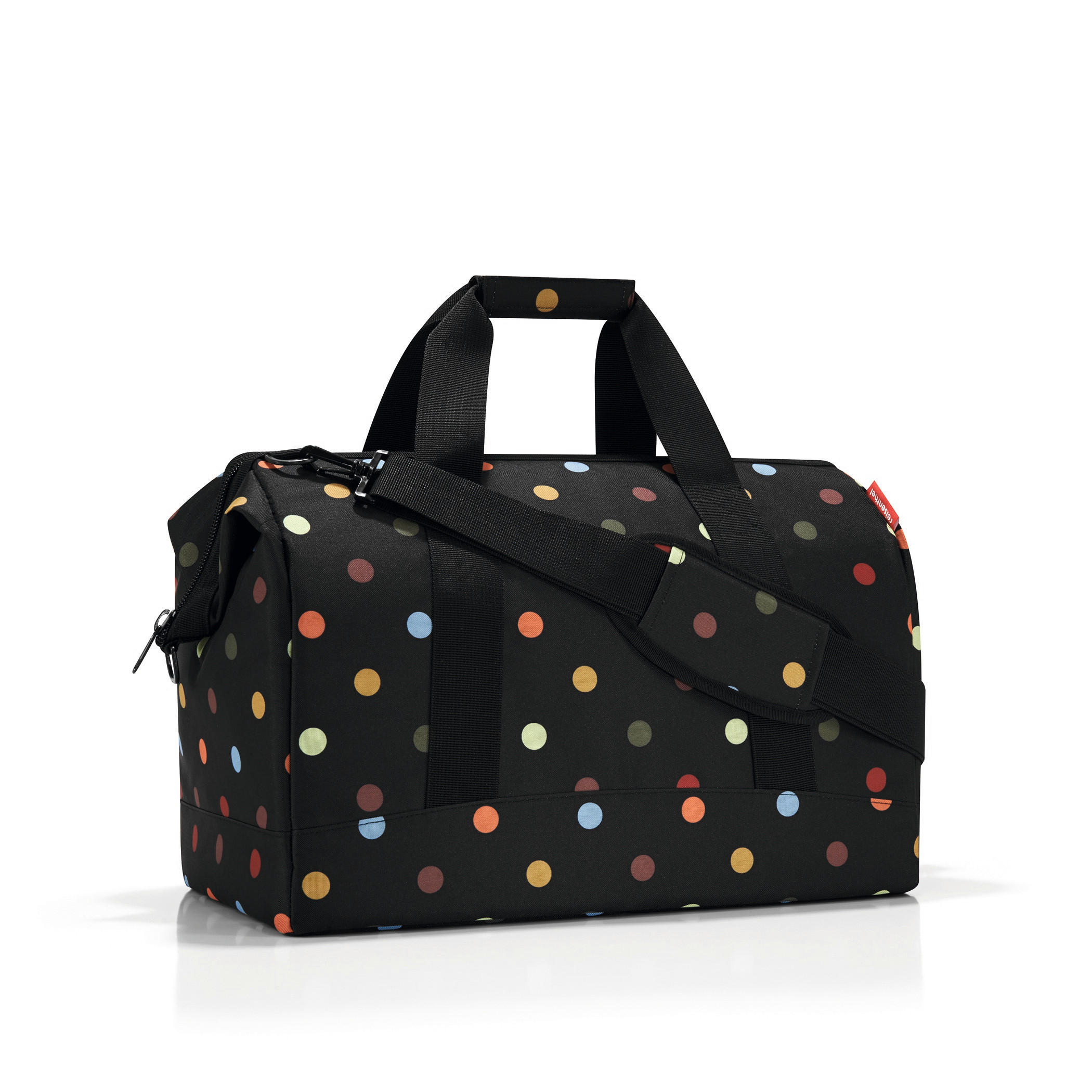 ALLROUNDER L DOTS  - Multicolor/Schwarz, Basics, Textil (48/39,5/29cm) - Reisenthel